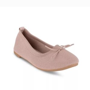 Danskin Wonder ballet flats Bow Nude
